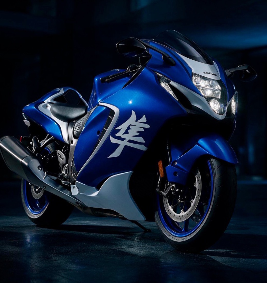 Suzuki Hayabusa 2026 na cor azul
